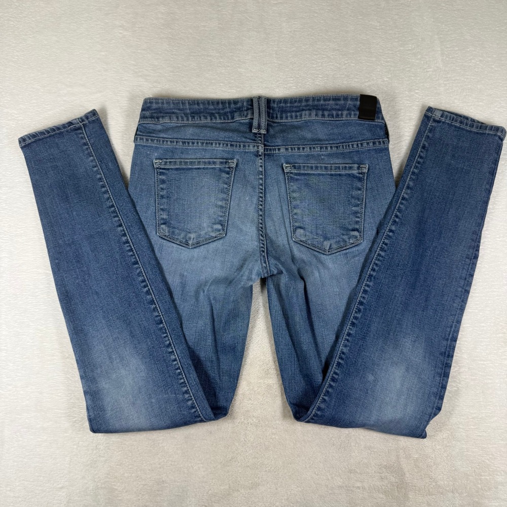 Vince Womens Blue Skinny Jeans Low Rise Medium Wash Stretch Denim Size 26